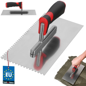 Paca nierdzewna 270 mm zębata 4x4 do kleju płytek