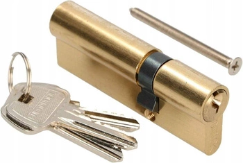 Wkładka bębenkowa do zamka 28/36 patentowa mosiądz