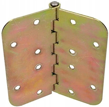 Zawias budowlany splatany owalny 100x100 mm płaski