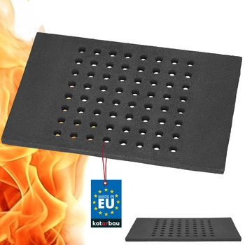 Ruszt żeliwny kominkowy do pieca 38x26 cm