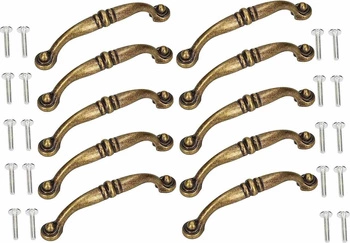 Uchwyt meblowy patyna retro 96 mm zestaw 10szt