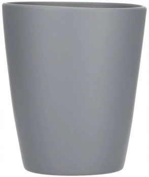 Doniczka osłonka ceramiczna na kwiaty 12 cm szara matowa