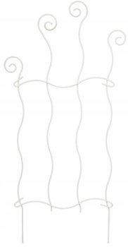 Płotek palisada przęsło ogrodowe wbijane białe 48 cm