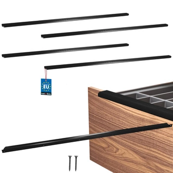 Uchwyt meblowy aluminium czarny mat 980/1000 mm zestaw 4 szt