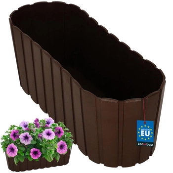 Skrzynia plastikowa brązowa