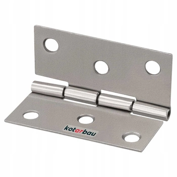 Zawias splatany uniwersalny 45mm meblowy nikiel