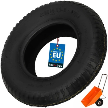 Opona do koła taczki wózków 2-płócienna 39 cm