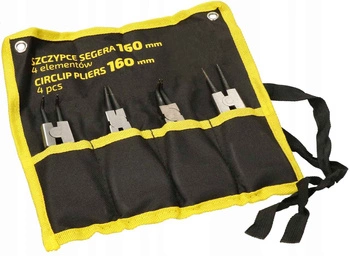 Zestaw szczypiec 160mm szczypce pierścieni segera