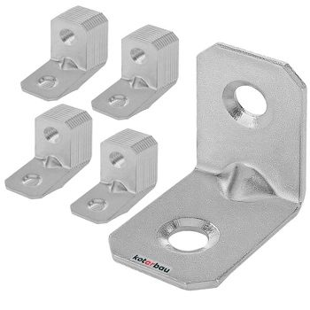 Kątownik ciesielski 25x35x16 mm zestaw 50 szt.