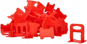 Zestaw klipsy 100x system poziomowania płytek 2mm