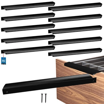 Uchwyt meblowy aluminium czarny mat 256/276 mm zestaw 10 szt