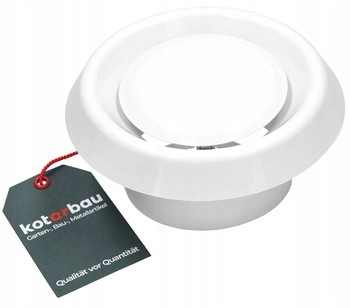 Anemostat wentylacyjny uniwersalny 100mm kołnierz