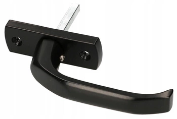 Klamka drzwiowa krótka 125mm drzwi furtki bramki - Kolor czarny