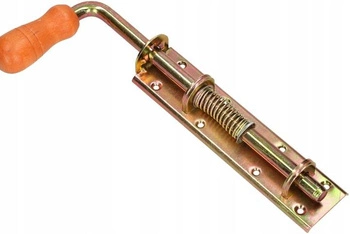 Rygiel zasuwa 250 mm podpora stopka wąska sprężynowa