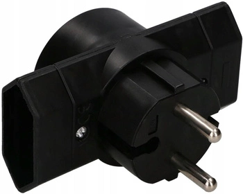 Rozgałęźnik 3 gniazda wtyczkowy złodziejka b/u - Kolor czarny