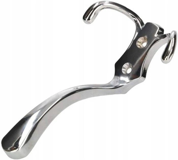 Wieszak ścienny meblowy podwójny patyna