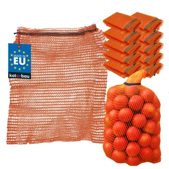Worek raszlowy z zaciągiem na warzywa ziemniaki 15 kg 40x60 cm zestaw 10 szt.