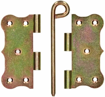 Zawias budowlany rozłączny 80x80 mm - komplet 10 szt.