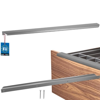 Uchwyt meblowy aluminium srebrny 480/500 mm