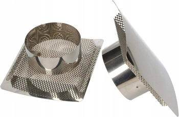 Kratka wentylacyjna wypukła fi 100 mm inox