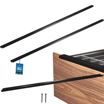 Uchwyt meblowy aluminium czarny mat 980/1000 mm zestaw 2 szt