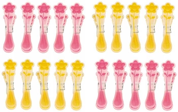 Spinacze klamerki żabki do prania bielizny - 20 szt.