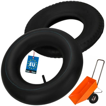 Opona z dętką do koła taczki wózków 4-płócienna 40 cm