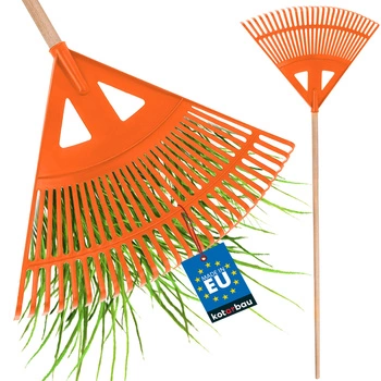 Grabie ogrodowe 580 mm grabki liści trawy + trzon