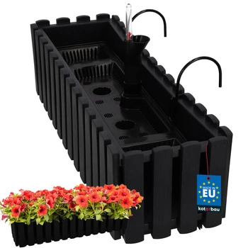 Doniczka balkonowa balkonowa antracyt 600 MM