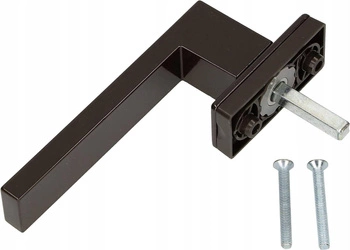 Klamka okienna aluminiowa czarna balkonowa uchwyt