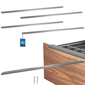 Uchwyt meblowy aluminium srebrny 980/1000 mm zestaw 4 szt