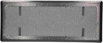 Kratka wentylacyjna kominkowa metalowa 16x45 cm - Kolor srebrny