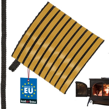 Taśma samoprzylepna do uszczelniania kominka pieca 10x2 mm 2,5 m