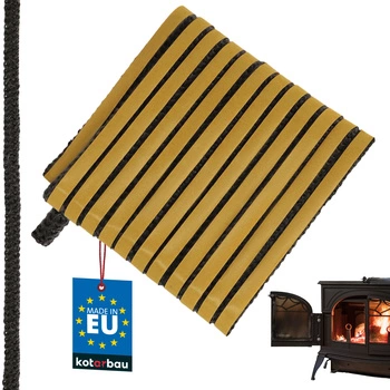 Taśma samoprzylepna do uszczelniania kominka pieca 8x4 mm 2,5 m