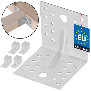 Kątownik łącznik ciesielski 80x80x80 - 50szt.
