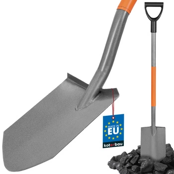 Łopata szpadel węglowa piaskowa do piasku węgla rurka