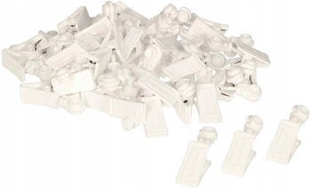 Żabki z rolką do szyny sufitowej pcv zestaw 100 szt.