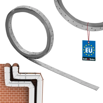 Taśma montażowa stalowa ocynkowana perforowana 25 x 1,5 mm 10 m