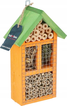 Dom domek dla owadów pszczół karmnik budka lęgowa