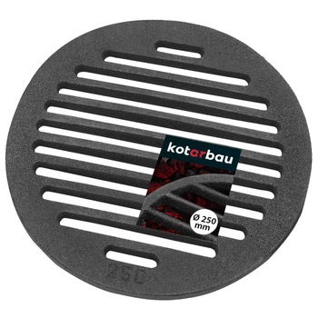 Ruszt żeliwny okrągły do pieca pieców piecowy 250