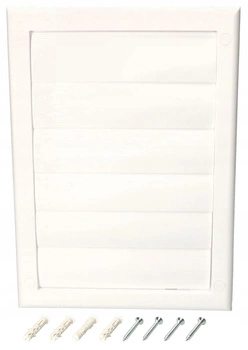 Kratka osłona wentylacyjna żaluzjowa 140x210