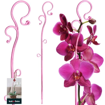 Podpora do roślin plastikowa różowa 39 cm