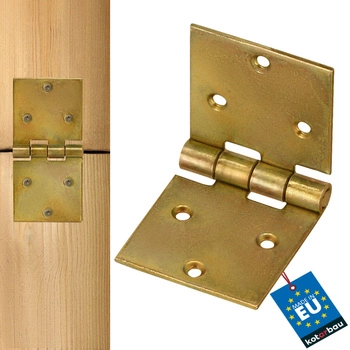 Zawias pasowy splatany do skrzyń szafek mebli 100x50 mm