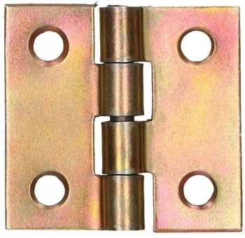 Zawias splatany 25x25 mm meblowy mebli metalowy