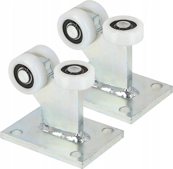 Wózek 3-rolkowy bramowy fi 43 stały rolki bram - 2 szt.