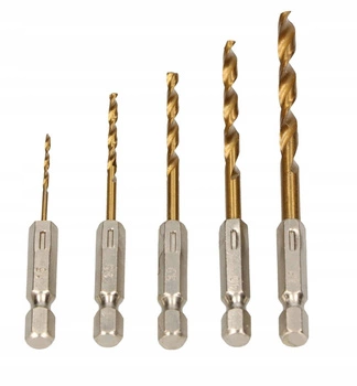 Zestaw wierteł wiertarki 1,5-4,8mm hss metalu drewna pcv