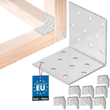 Kątownik ciesielski ocynkowany 60x60x60 mm zestaw 100 szt.