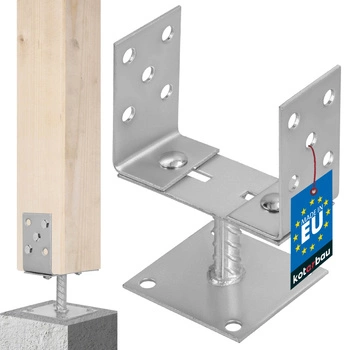 Podstawa słupa przykręcana u 0-165 mm wspornik kotwa na stopce