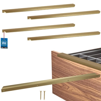 Uchwyt meblowy aluminium złoty mat 480/500 mm zestaw 4 szt