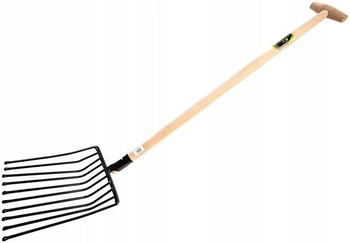 Widły 10-zębne do buraków ziemniaków kamienia gable z trzonem